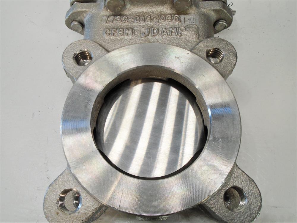 Velan 3" 150# CF8M Knife Gate Valve L10-0310C-13ST-W320